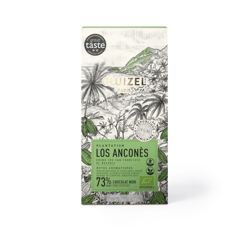 𝗖𝗟𝗨𝗜𝗭𝗘𝗟 - Tablette Plantation Los Ancones Noir 73%