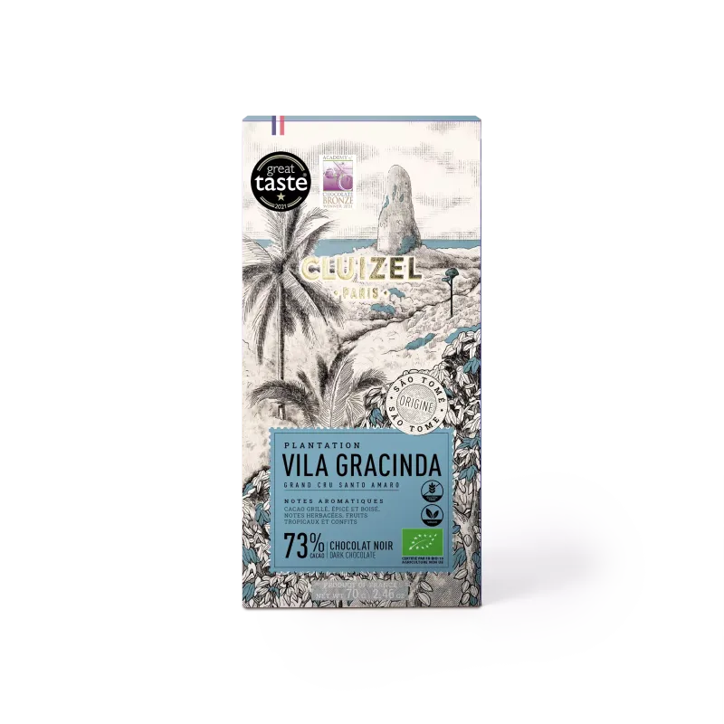 𝗖𝗟𝗨𝗜𝗭𝗘𝗟 - Tablette Plantation Vila Gracinda Noir 73%